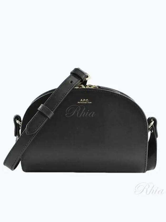 Demi Lune Mini Half Moon Cross Bag Black - A.P.C. - BALAAN 2