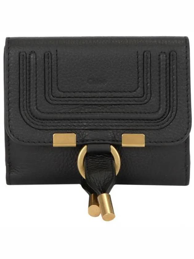 Marci Square Flap Bicycle Wallet Black - CHLOE - BALAAN 2