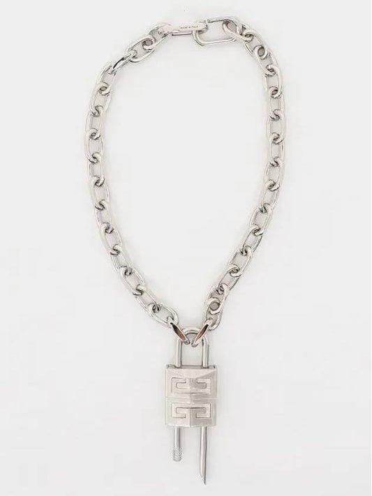 Lock Chain Necklace Silver - GIVENCHY - BALAAN 2