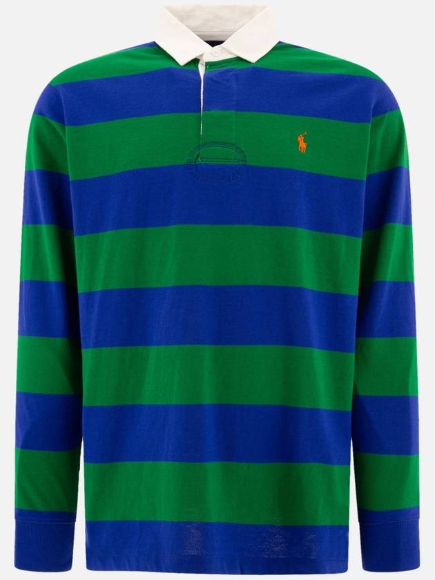 Striped Polo Shirt Green Royal - POLO RALPH LAUREN - BALAAN 2