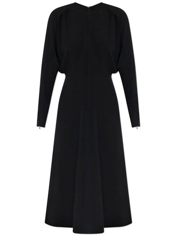 Victoria Beckham Dress With Long Sleeves, Women's, Black - VICTORIA BECKHAM - BALAAN 1