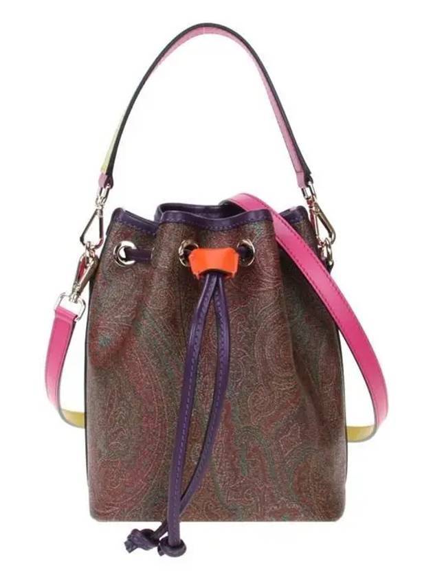 Paisley Small Bucket Bag Multi Brown - ETRO - BALAAN.