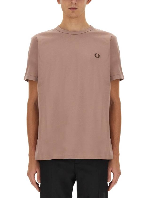 Short Sleeve T-Shirt FP M3519 S52 PINK - FRED PERRY - BALAAN 2