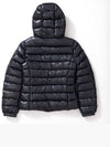 Women s Logo Night Blue Color Padding Bady - MONCLER - BALAAN 2