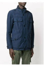 Light Pocket Zip Up Jacket Navy - STONE ISLAND - BALAAN 4