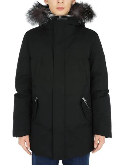 Edward Silver Fox Fur Hoodie Down Parka Black - MACKAGE - BALAAN 2