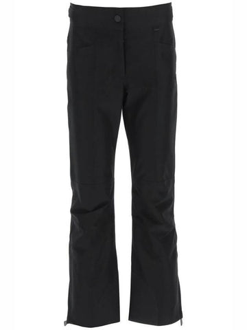 Women's Grenoble Waterproof Ski Trouser Straight Pants Black - MONCLER - BALAAN 1