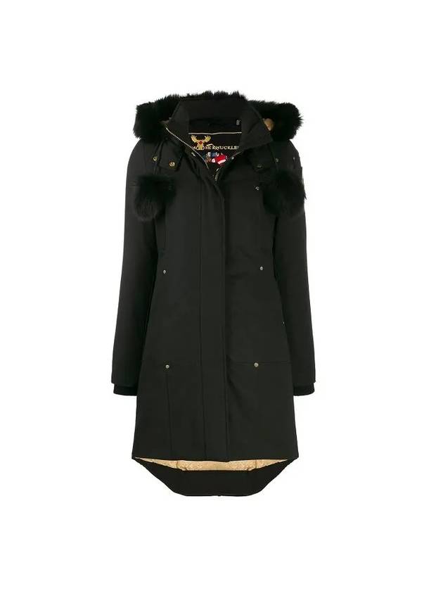 Gold Stirling Parka Black Fox Fur Black - MOOSE KNUCKLES - BALAAN 3