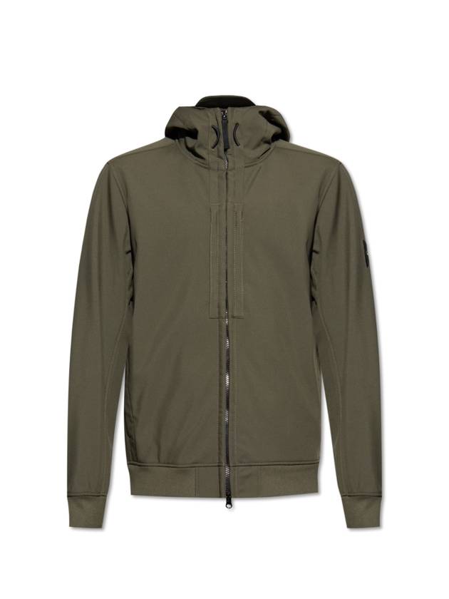 Soft Shell RE Dye Technology Hooded Jacket Khaki - STONE ISLAND - BALAAN 2