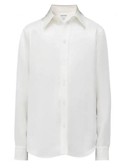 Silk Twill Shirt Ivory - BOTTEGA VENETA - BALAAN 2