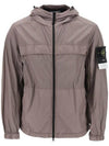 Crinkle Reps Hooded Jacket Brown - STONE ISLAND - BALAAN 2