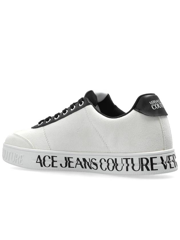 Versace Jeans Couture Sneakers With Logo, Men's, White - VERSACE - BALAAN 5