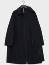 Asymmetric Layered Mac Coat Black - NOIRER - BALAAN 5