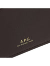 Demi Lune Card Wallet Brown - A.P.C. - BALAAN 7