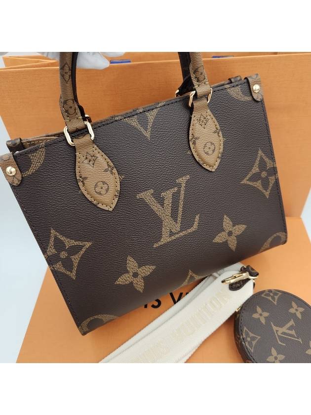 Women's OnTheGo PM Monogram Tote Bag Brown - LOUIS VUITTON - BALAAN 4