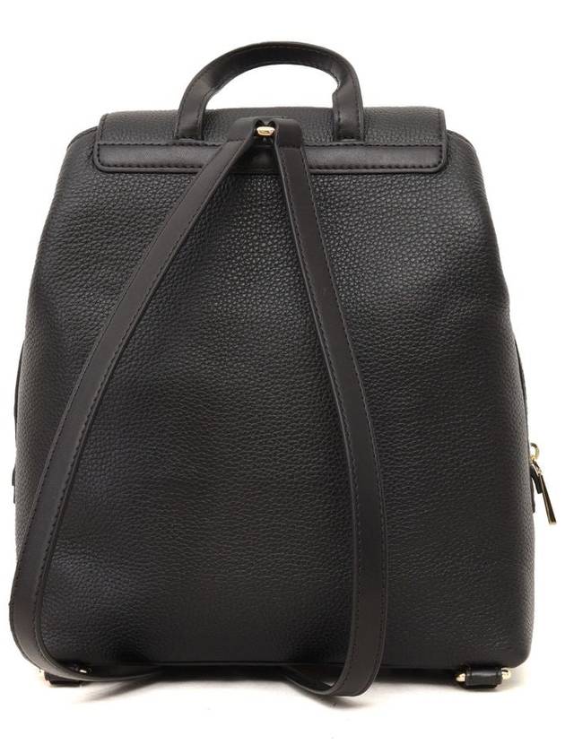 Logo Grain Leather Backpack Black - MICHAEL KORS - BALAAN 4