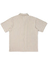 Striped Sweater Button Up BEIGE MAN M3321PTS41BEI - MALBON GOLF - BALAAN 3