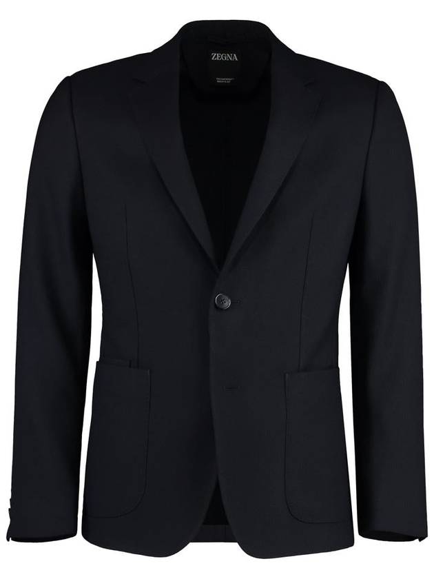 Zegna Single-Breasted Two-Button Jacket - ERMENEGILDO ZEGNA - BALAAN 1