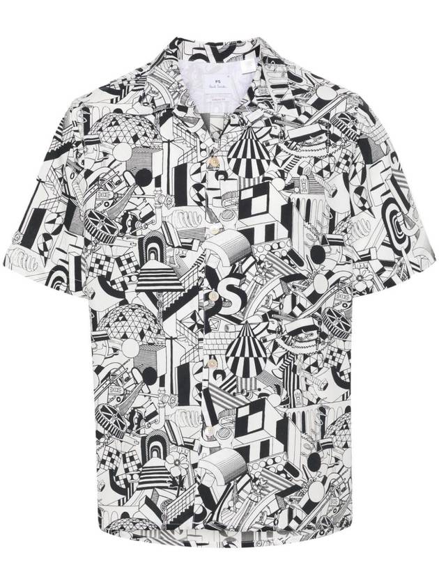 Print Casual Shirt M2R695UM2196601 B0710992733 - PAUL SMITH - BALAAN 1