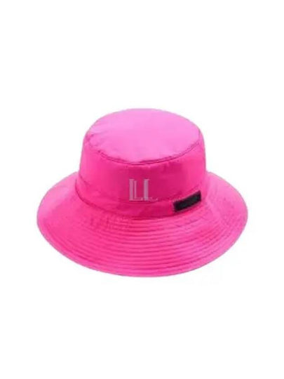 Recycled Tech Bucket Hat Pink - GANNI - BALAAN 2