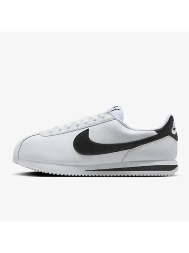 Women's Cortez Low Top Sneakers White Black - NIKE - BALAAN 1