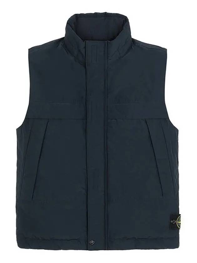 Microlabs padded vest dark navy 7315G0426 V0020 - STONE ISLAND - BALAAN 1