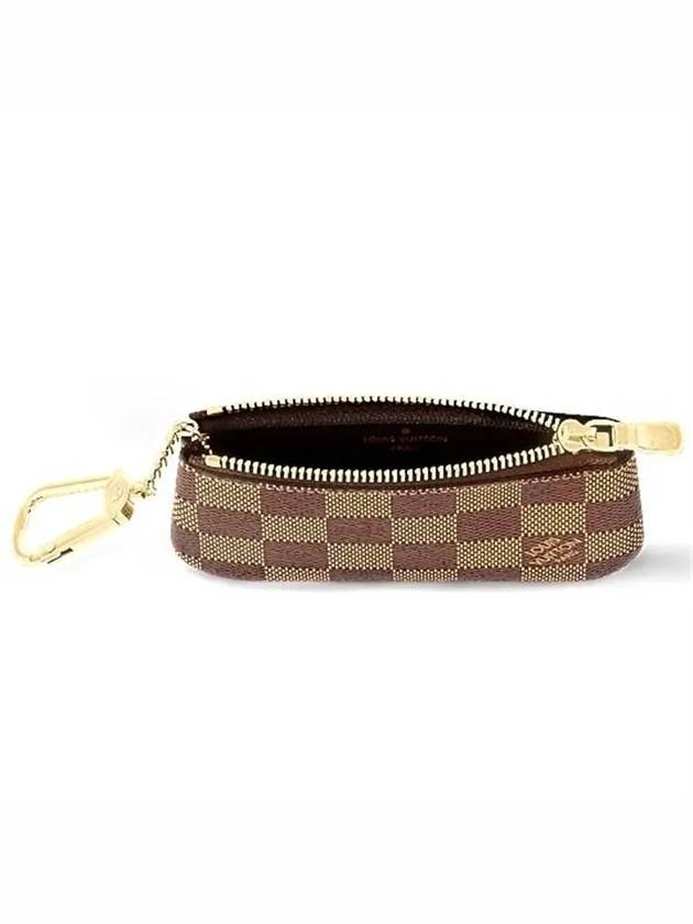 Damier Eben Pouch Key Holder Brown - LOUIS VUITTON - BALAAN 5