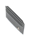 Grain Leather Slim Card Wallet Grey - VIVIENNE WESTWOOD - BALAAN 4