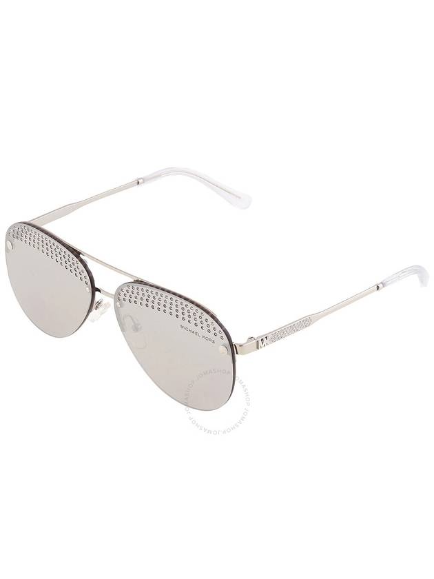 Michael Kors East Side Light Grey Mirrored Silver Pilot Ladies Sunglasses MK1135B 18896G 59 - MICHAEL KORS - BALAAN 3