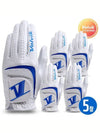 5 V logo premium combination sheepskin golf gloves - VOLVIK - BALAAN 1