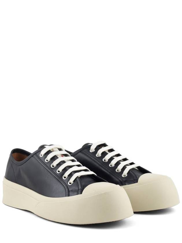 Pablo Platform Nappa Leather Low Top Sneakers Black - MARNI - BALAAN 3