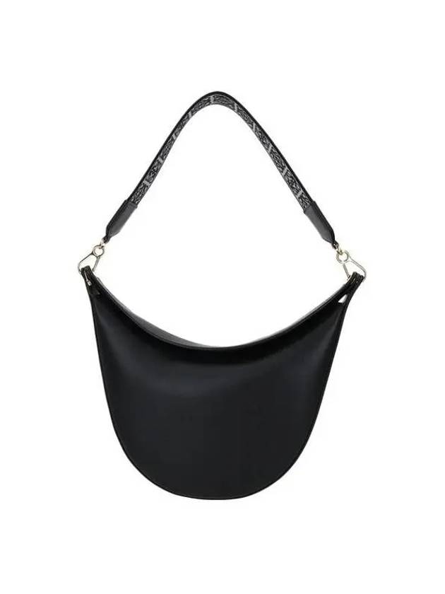 Luna Hobo Calfskin Shoulder Bag Black - LOEWE - BALAAN 2