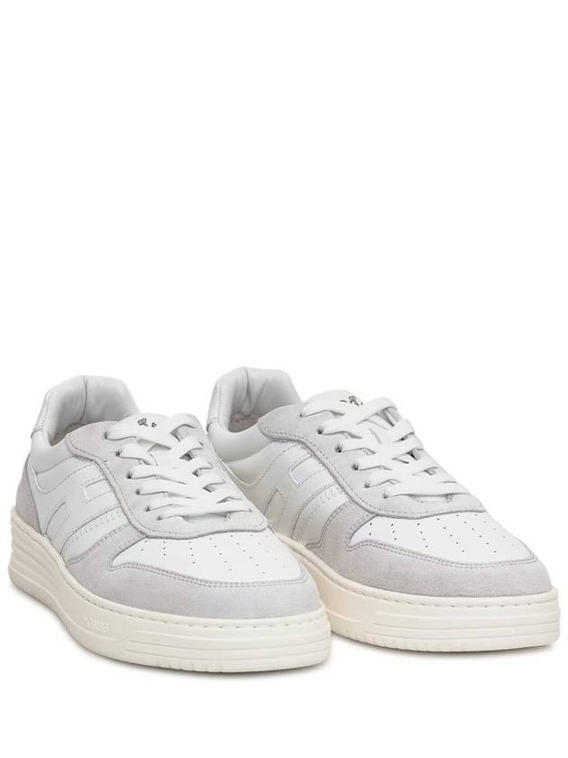 Hyperlight Leather Low Top Sneakers White - HOGAN - BALAAN 3