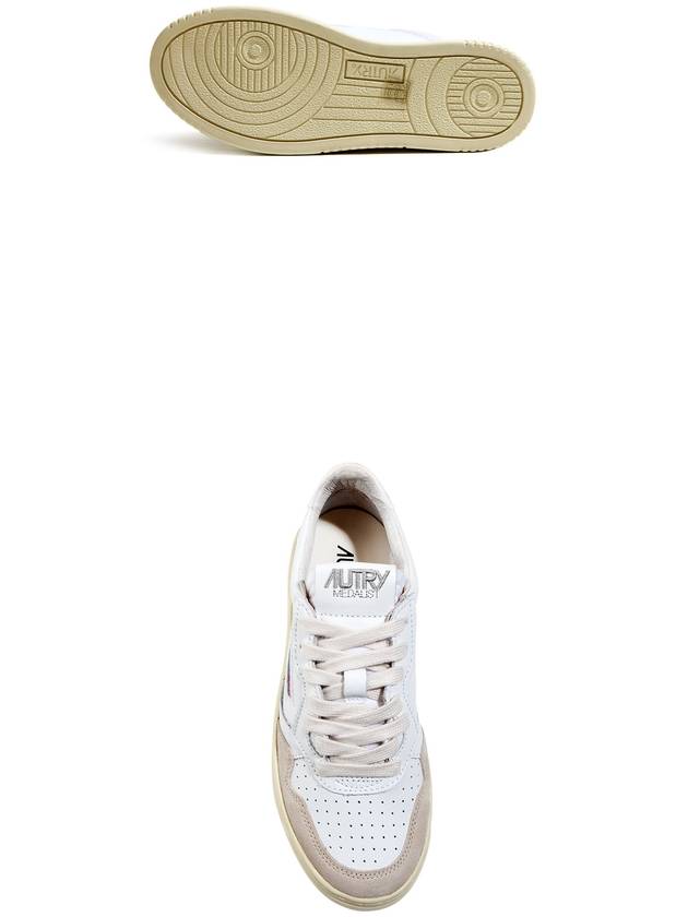 Medalist Goatskin Low Top Sneakers White - AUTRY - BALAAN 6