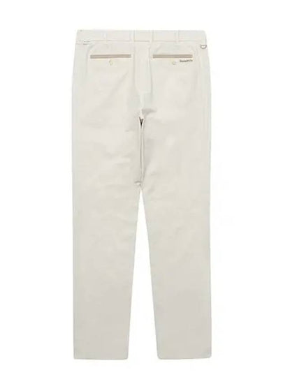 linen blend two-tone pants 5043GZWPBEIGE - BLACK&WHITE - BALAAN 2