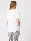 Vidal Logo Short Sleeve T Shirt White - ISABEL MARANT - BALAAN 4