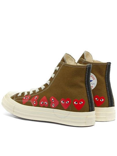 Comme Des Garcons X Converse Chuck Taylor Multi Heart High-top Sneakers, Brand Size 7 - COMME DES GARCONS - BALAAN 2