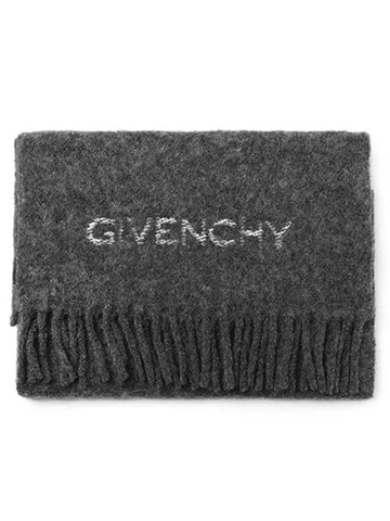 Muffler BG00JHG05E Logo Intarsia Women's Muffler - GIVENCHY - BALAAN 1