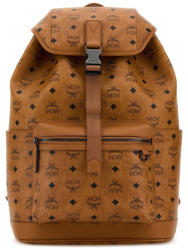 Brandenburg Medium Visetos Backpack Brown - MCM - BALAAN 2