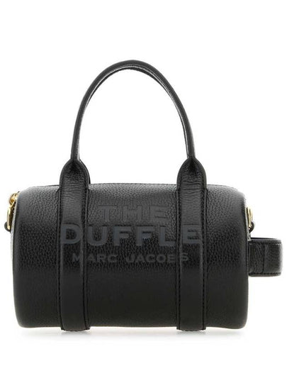 Logo Print Small Leather Tote Bag Black - MARC JACOBS - BALAAN 2