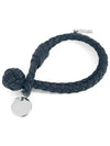 Intrecciato Double Weaving Bracelet Navy - BOTTEGA VENETA - BALAAN 2