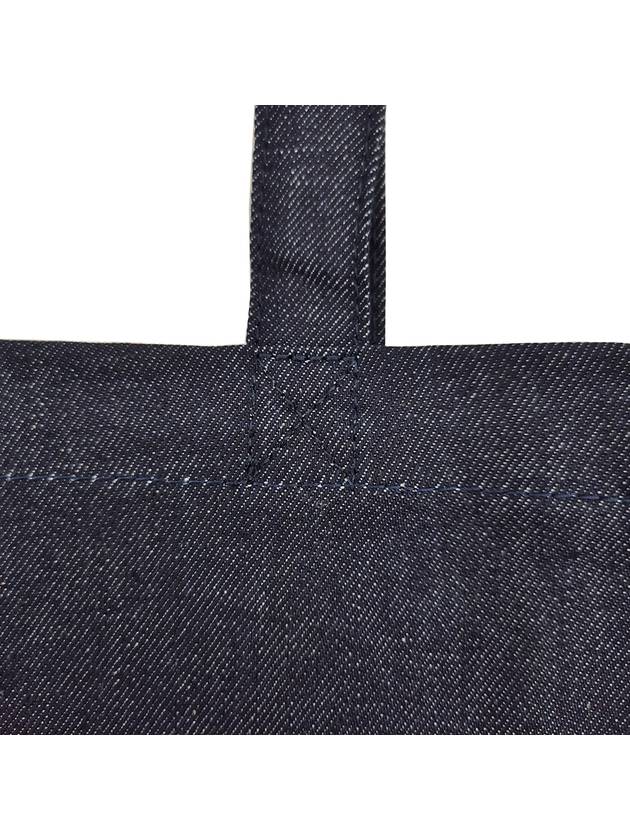 Bunny Logo Denim Tote Bag Dark Navy - A.P.C. - BALAAN 7