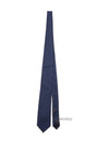 GG Pattern Silk Tie Navy - GUCCI - BALAAN 2