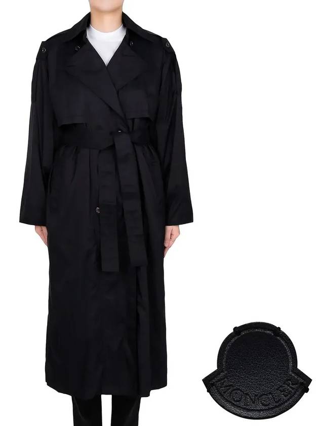 Deva Nylon Trench Coat Black - MONCLER - BALAAN 4