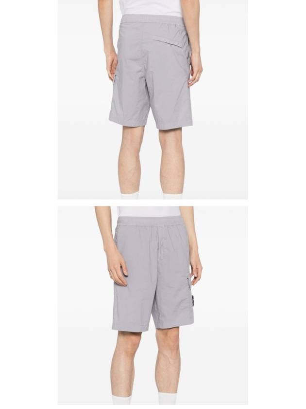 Compass Badge Bermuda Shorts Grey - STONE ISLAND - BALAAN 6