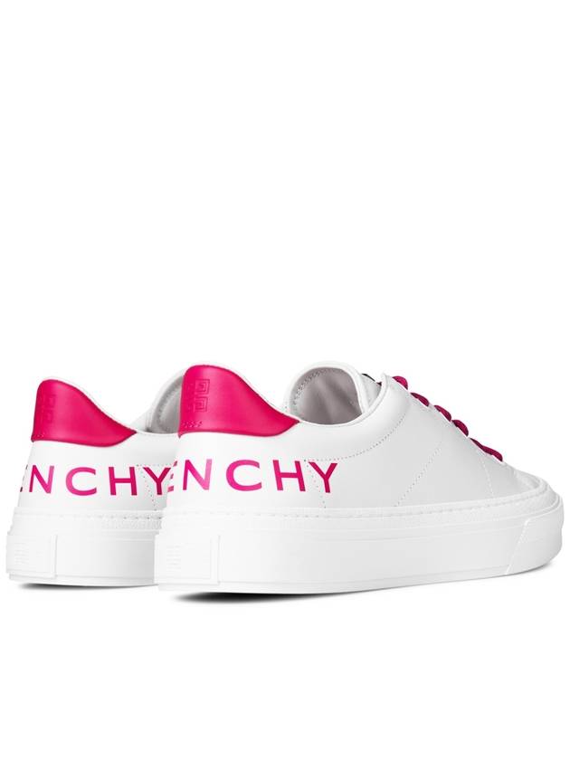 City Sports Leather Low Top Sneakers White - GIVENCHY - BALAAN 4