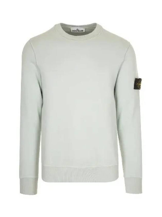 Wappen Patch Crew Neck Sweatshirt Pearly Grey - STONE ISLAND - BALAAN 2