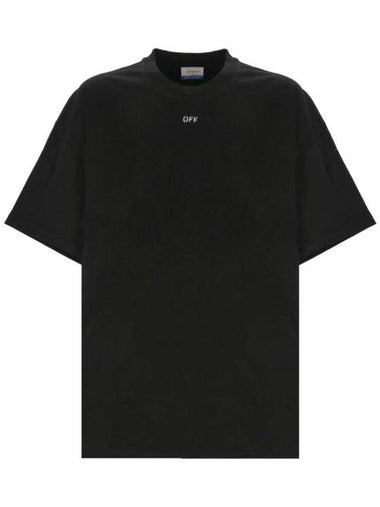 Off Stamp Short Sleeve T-Shirt Black - OFF WHITE - BALAAN 1