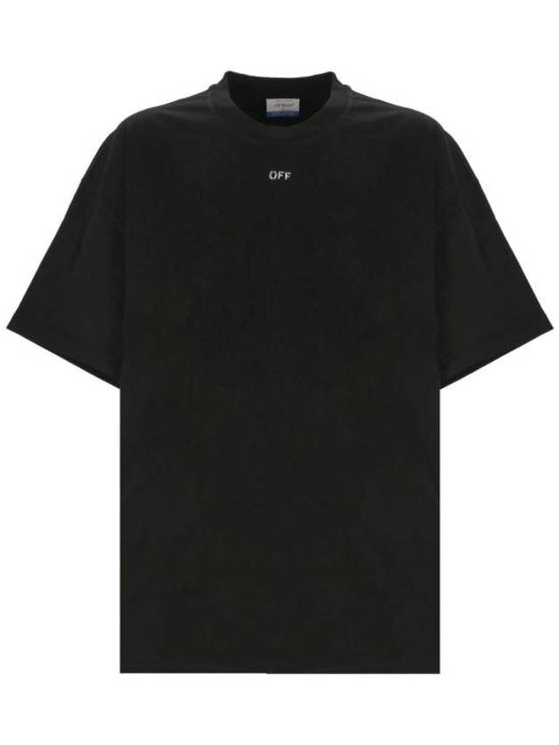 Off Stamp Short Sleeve T-Shirt Black - OFF WHITE - BALAAN 1