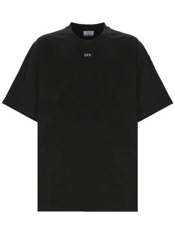 Off Stamp Short Sleeve T-Shirt Black - OFF WHITE - BALAAN 1